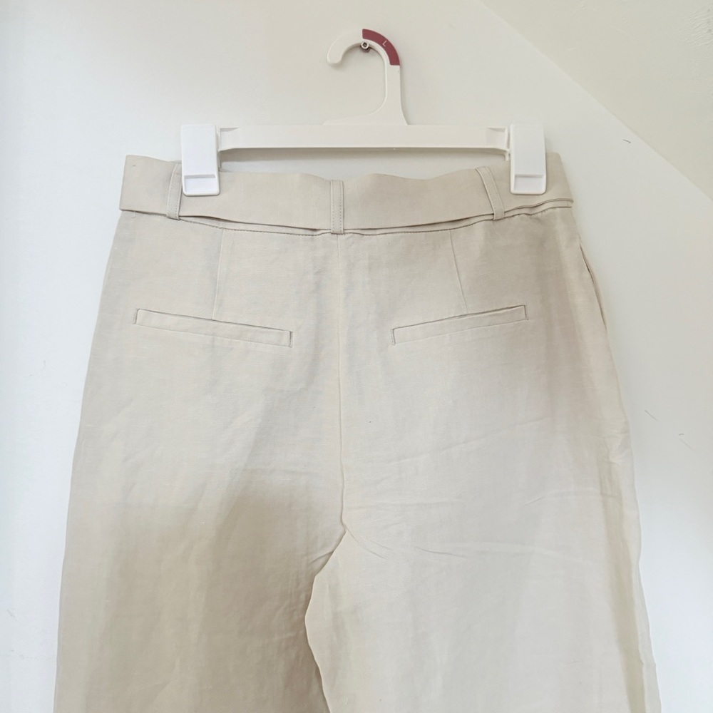 Banana Republic women’s barrel leg linen Pants - Picture 7 of 10